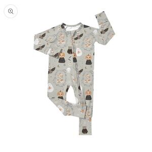 Spooky Season Bamboo Zipper Romper